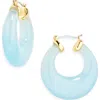 Lele Sadoughi Birthstone Double Hoop Earrings