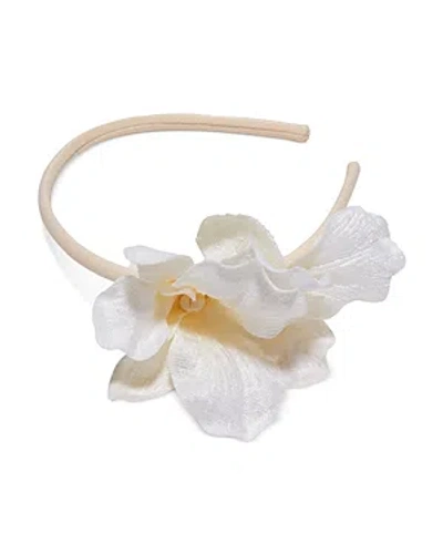 Lele Sadoughi Blair Orchid Headband In Ivory