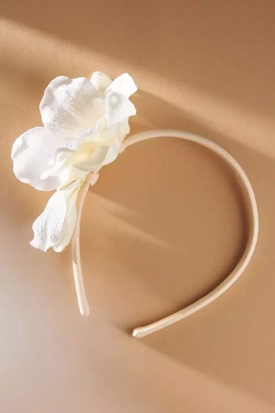 Lele Sadoughi Blair Orchid Headband In Ivory