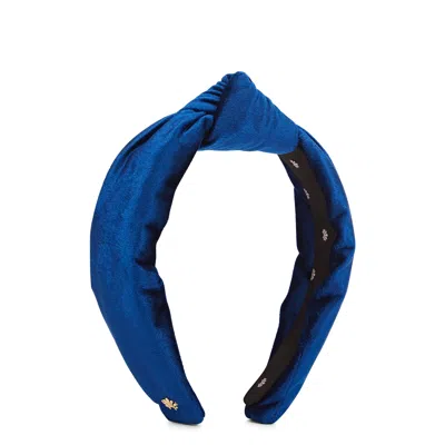 Lele Sadoughi Blue Velvet Headband