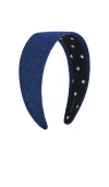 Lele Sadoughi Brigitte Headband In French Denim