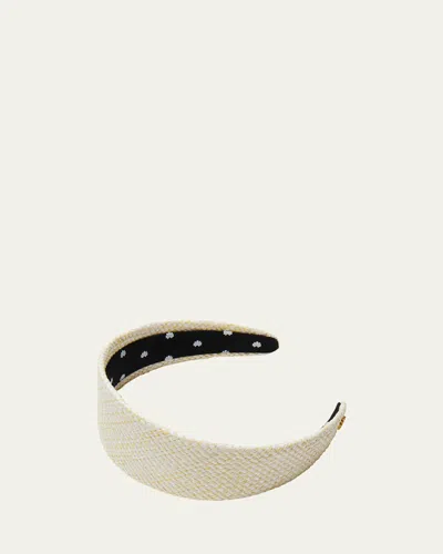 Lele Sadoughi Brigitte Raffia Headband In Neutral