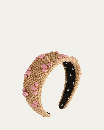 Lele Sadoughi Brigitte Trilogy Headband In Neutral