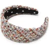 Lele Sadoughi Brigitte Tweed Headband In Multi