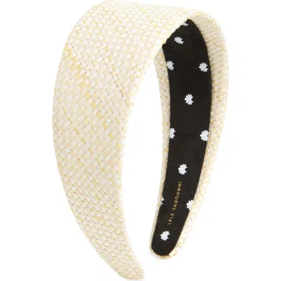 LELE SADOUGHI LELE SADOUGHI BRIGITTE WIDE RAFFIA HEADBAND