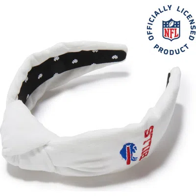 Lele Sadoughi Buffalo Bills Embroidered Knotted Headband In Gold