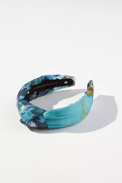 Lele Sadoughi Cézanne Embellished Headband In Blue