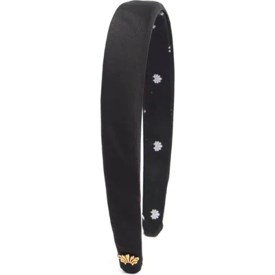 Lele Sadoughi Charlotte Headband In Black