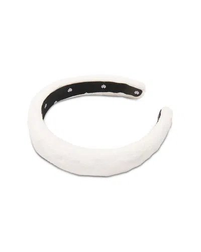 Lele Sadoughi Charlotte Tapestry Headband In White