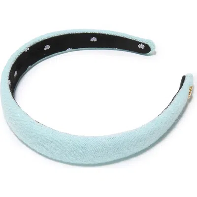 Lele Sadoughi Charlotte Terry Headband In Blue