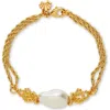 Lele Sadoughi Chateau Rope Bracelet In Gold