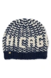 Lele Sadoughi Chicago Knit Beanie In Black