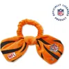 Lele Sadoughi Cincinnati Bengals Bow Scrunchie In Orange