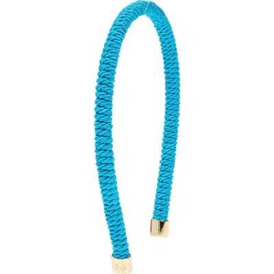 Lele Sadoughi Cording Headband In Blue