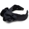 Lele Sadoughi Crawford Moire Satin Headband In Black