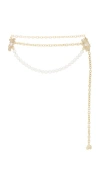 Lele Sadoughi Daisy Chain Belt In 진주