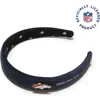 Lele Sadoughi Denver Broncos Charlotte Headband In Black