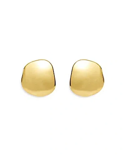 Lele Sadoughi Discus Button Earrings In 14k Gold Plated