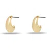 Lele Sadoughi Dome Mini Hoop Earrings In Gold In Gold