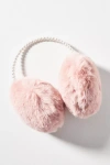 Lele Sadoughi Faux-fur Pearl Earmuffs In Pink