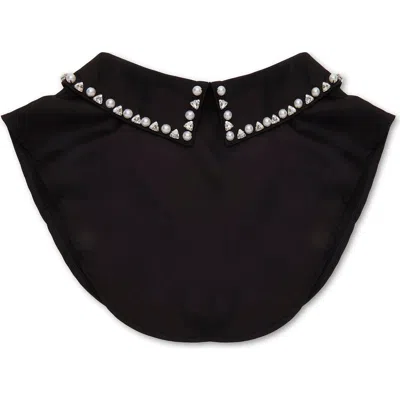 Lele Sadoughi Geo Crystal Collar In Black