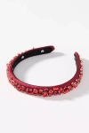 Lele Sadoughi Gigi Jeweled Headband In Red