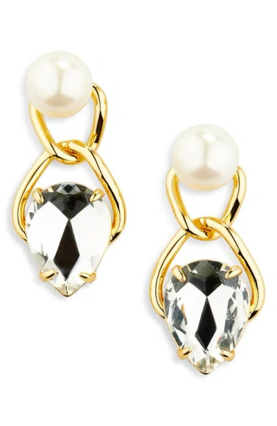 Lele Sadoughi Grecian Vessel Drop Earrings In Gold