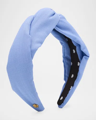 Lele Sadoughi Greta Cotton Headband In Blue