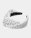 Lele Sadoughi Greta Embellished Headband In Ivory