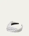 Lele Sadoughi Greta Embellished Headband In Ivory