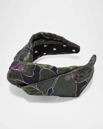 LELE SADOUGHI GRETA KNOT FLORAL-PRINT HEADBAND