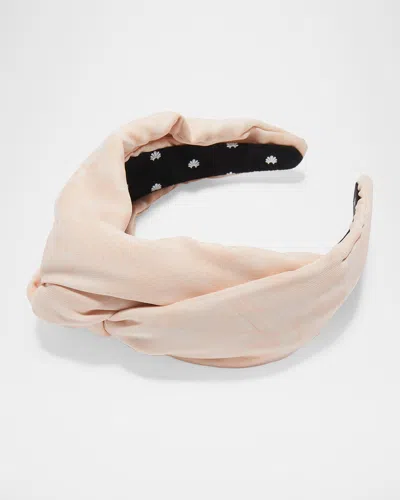 Lele Sadoughi Greta Ombre Silk Headband In Pink
