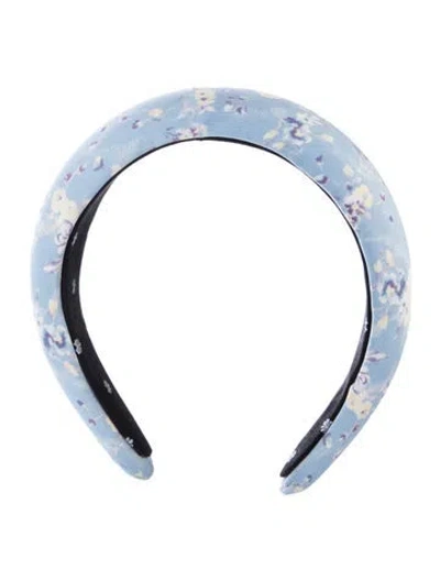 Pre-owned Lele Sadoughi Headband In Blue