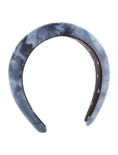 Pre-owned Lele Sadoughi Headband In Blue