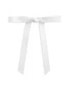Lele Sadoughi Ivory Bardot Bow Barrette In White
