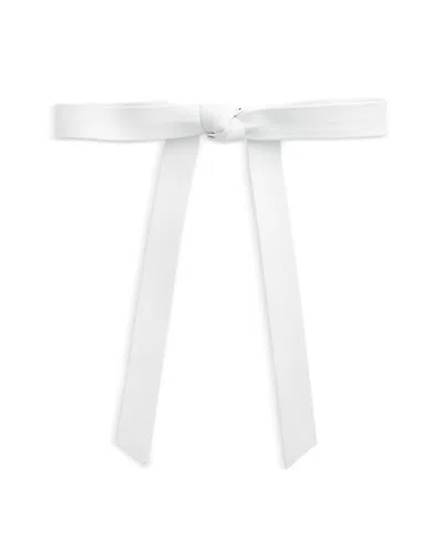 Lele Sadoughi Ivory Bardot Bow Barrette In White