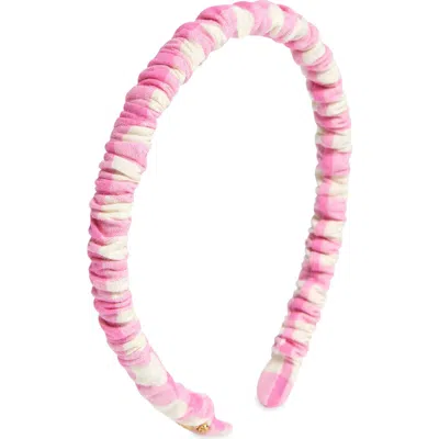 LELE SADOUGHI LELE SADOUGHI JESSIE CHECK HEADBAND