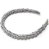 Lele Sadoughi Jessie Crystal Path Headband