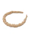 Lele Sadoughi Jessie Desert Headband In Gold