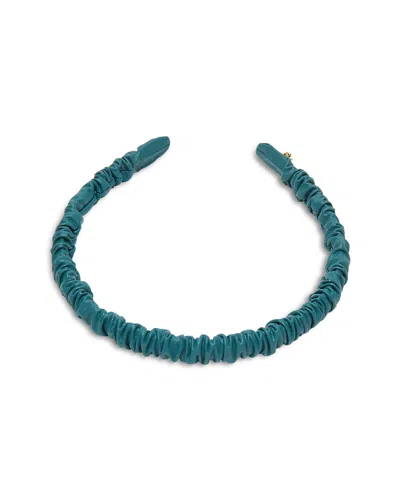 Lele Sadoughi Jessie Faux Leather Headband In Green