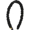 Lele Sadoughi Jessie Cotton-blend Terry Headband In Jet
