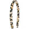 Lele Sadoughi Jessie Silk Blend Headband In Leopard