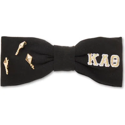 Lele Sadoughi Kappa Alpha Theta Riley Bow In Brown