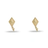 Lele Sadoughi Kappa Alpha Theta Stud Earrings In Gold