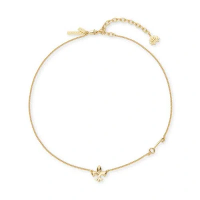 Lele Sadoughi Kappa Kappa Gamma Charm Necklace In Gold