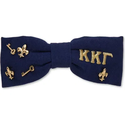 Lele Sadoughi Kappa Kappa Gamma Riley Bow In Blue