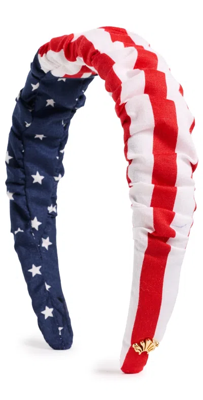 Lele Sadoughi Kelly Stars And Stripes Headband Americana