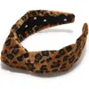 Lele Sadoughi Knotted Faux Calf Hair Headband In Brown