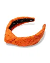 Lele Sadoughi Knotted Flower Patch Headband In Orange