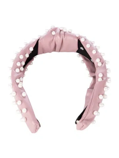 Pre-owned Lele Sadoughi Knotted Headband In Pink